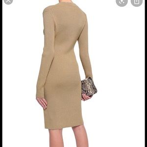 Gold Glittery Dress Michael Kors